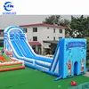 Tall inflatable zip line slide commercial grade giant adult water inflatable slide
