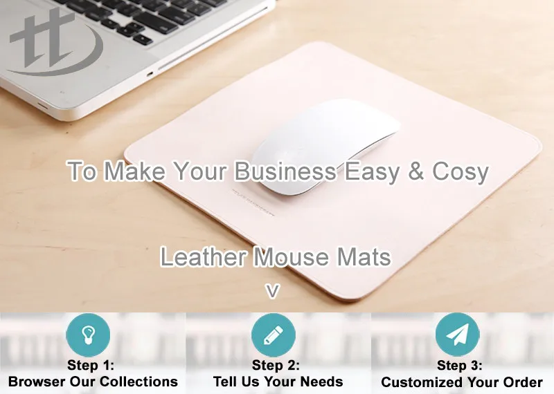 leather mouse mats