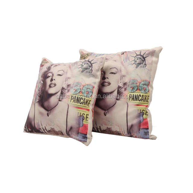 sublimation uv printing leather pillow new product pillow case