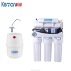 5 stages standard RO system with quick fitting pressure gauge