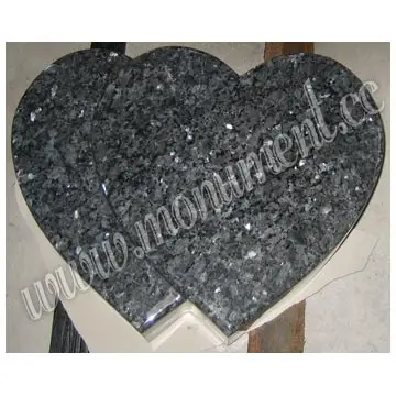 Double Heart granite stone Tombstone monuments Grabmale