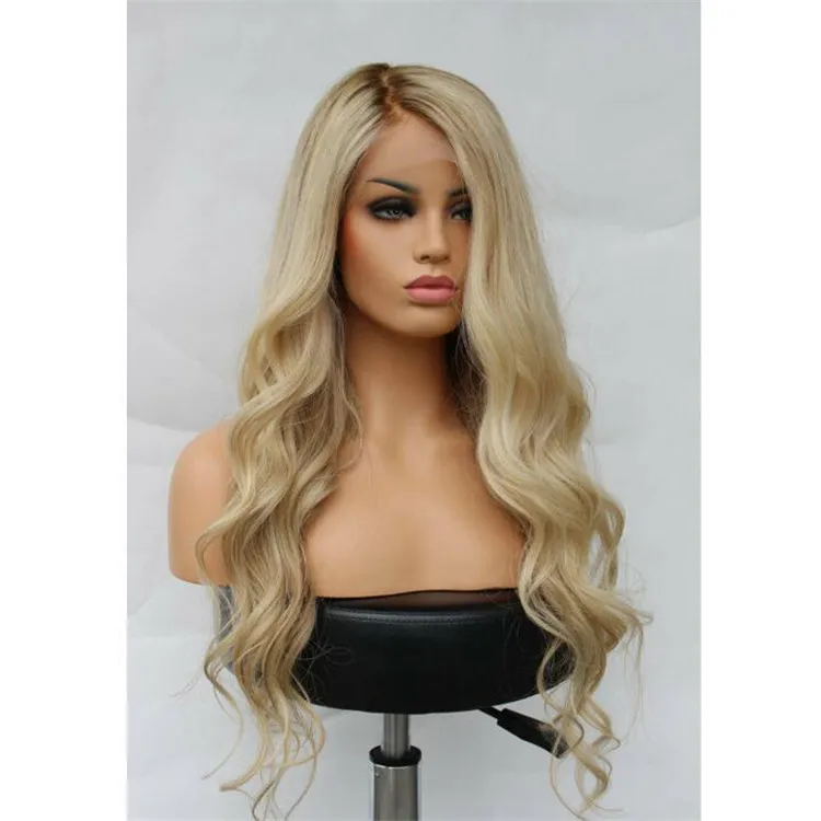 High Quality European Remy Human Hair Wig Wavy Ombre Blonde Full Lace Wig, Natural color lace wig
High Quality European Remy Human Hair Wig Wavy Ombre Blonde Full Lace Wig, Natural color lace wig