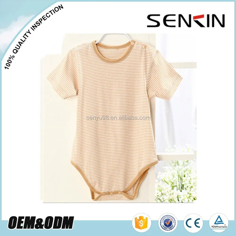 Organic cotton baby rompers custom print baby onesie infant bodysuit wholesale