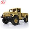2019 new products 2.4G 4WD rc toy military truck on sale