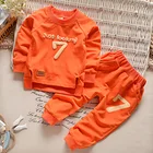 2018 Spring 2 pieces 0-5T kids leisure suit baby girls boys clothes set newborn baby clothing