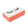 Custom design fashionable pink paper carton eyelashes package box with logo