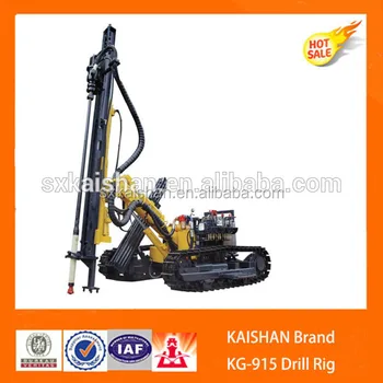 Strong motor low pressure crawler drill rig /China Kaishan KG915 drilling rig machines for sale, Vie