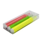 Factory direct selling Promotional 3 colors Fluorescent Highlighter Marker Pen