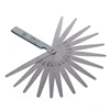 17 Blades Feeler Gauge Metric Gap Filler 0.02-1.00mm Gauge Measurement Tool For Engine Valve Adjustment