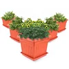High quality Factory Direct Wholesale nursery pot square plastic flower pots