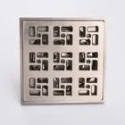 New design brass antiodor autoclose floor drain cleanout floor trap grating