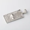 925 Sterling Silver gold jewelry design pendant hip hop 9k gold jewelry
