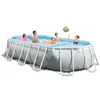 Intex 26796 16.5'X9'X48" adult prism frame oval set swimming pool above ground swimming pool