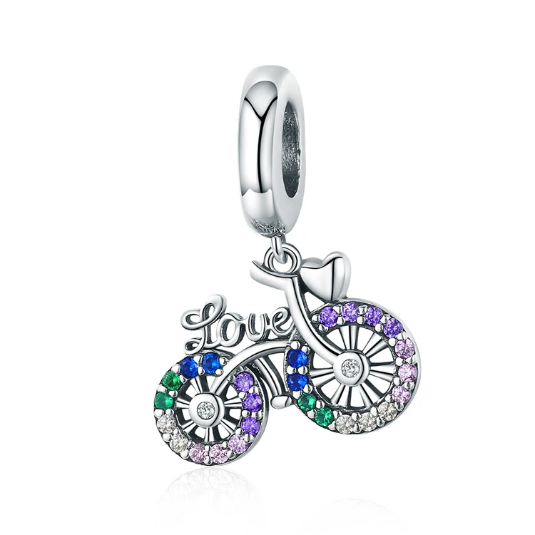 Qings Modern Bike Charm 925 Sterling Silver Fashion Charm and Pendants 
Qings Modern Bike Charm 925 Sterling Silver Fashion Charm and Pendants