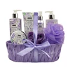 Wholesale Beauty Natural Purple Packaging Bath Spa Gift Set