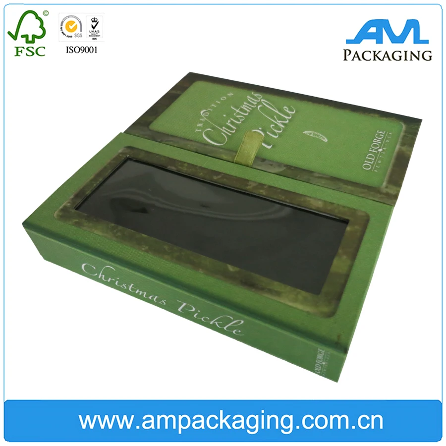 high quality custom accessories gift box for brooch with blac