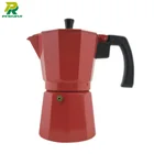 Kitchen equipment Food safety Aluminium Stovetop Espresso Coffee Maker with perfect handle