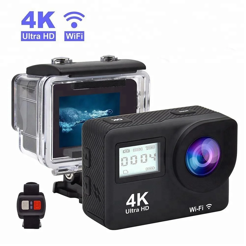 2.0'' wifi 30M waterproof 4k dual screen ultra hd action camera with remote control, Black/blue/green/red/pink/silver/gray/white/yellow/gold
2.0'' wifi 30M waterproof 4k dual screen ultra hd action camera with remote control, Black/blue/green/red/pink/silver/gray/white/yellow/gold