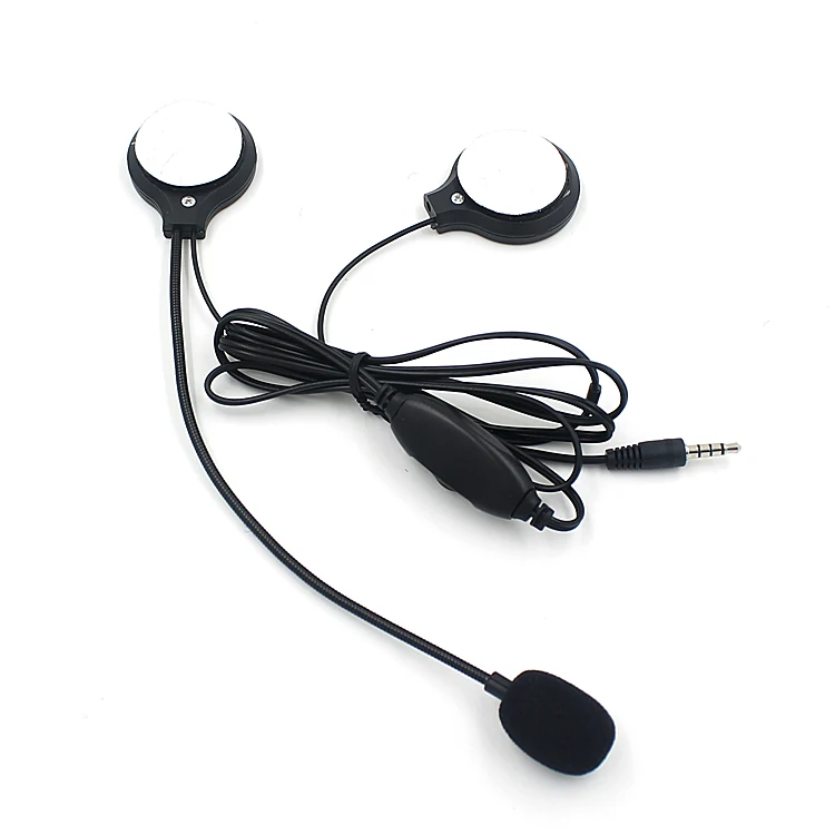 Motorcycle helmet stereo headset two way radio speakers with mic microphone MP3/4 IPONE, Black
Motorcycle helmet stereo headset two way radio speakers with mic microphone MP3/4 IPONE, Black