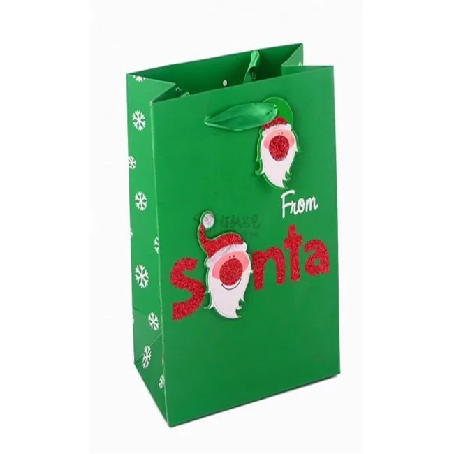 popular small gift paper bags for christmas