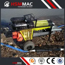 HSM Placer Alluvial Mini Gold Washing Trommel For Sale