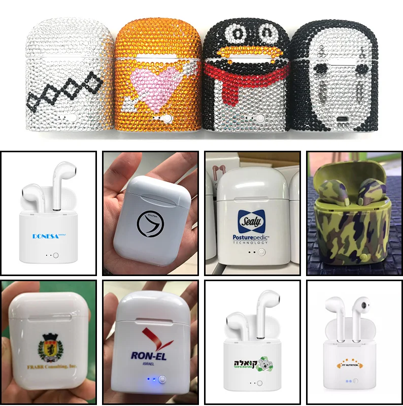 i18 tws wireless earbuds touch control auto power on support siri BT 5.0 bluetooth earphone - ANKUX.COM
