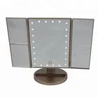 Gold 24 LED touch screen hollywood make up vanity LED abs mirror with lights
