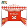 waterproof hexagonal aluminum frame outdoor stretch 10x10 canopy tent sale in guangzhou