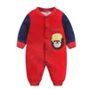 Ready to ship Fast oem make Winter long sleeves merino wool base layer baby rompers