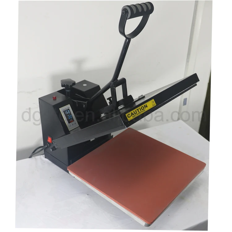 40x50cm Flat Clamshell T shirt Heat Press Machine Manual Sublimation Transfer Machine