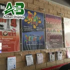 Real Estate Agent Window Signage Display for Property Listing Acrylic Frame Hanging System