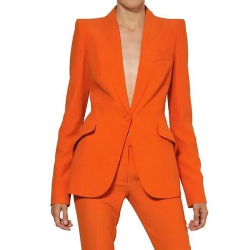 ladies red tuxedo suit