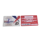 pvc card mobile phone recharge scratch card