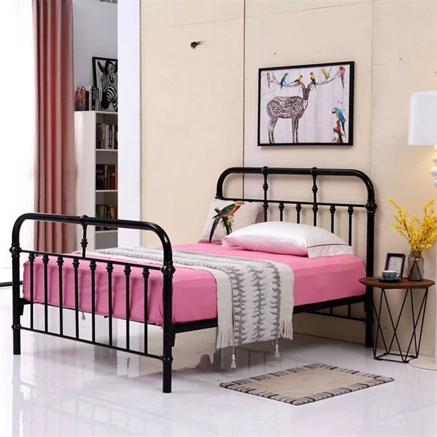 Оптовая продажа Уникальный металлические кроватные рамы роскошный современный Твин над полной двухъярусной металлической железной двуспальной кроватью