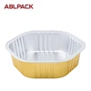 ABL 330ML Hexagons Sealing Aluminum Foil Containers/ baking cups For Food Take Away / Baking With Lid