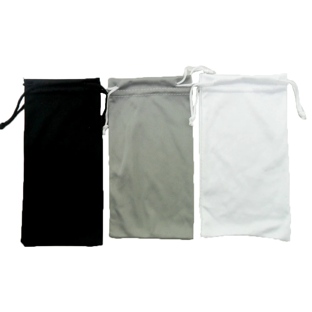 Wholesale Microfiber Drawstring Black White Gray Glasses Pouch, Sunglasses Bag, Sunglasses Pouch
Wholesale Microfiber Drawstring Black White Gray Glasses Pouch, Sunglasses Bag, Sunglasses Pouch