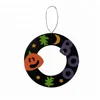 Wooden halloween hanging ornament for party decoration on door