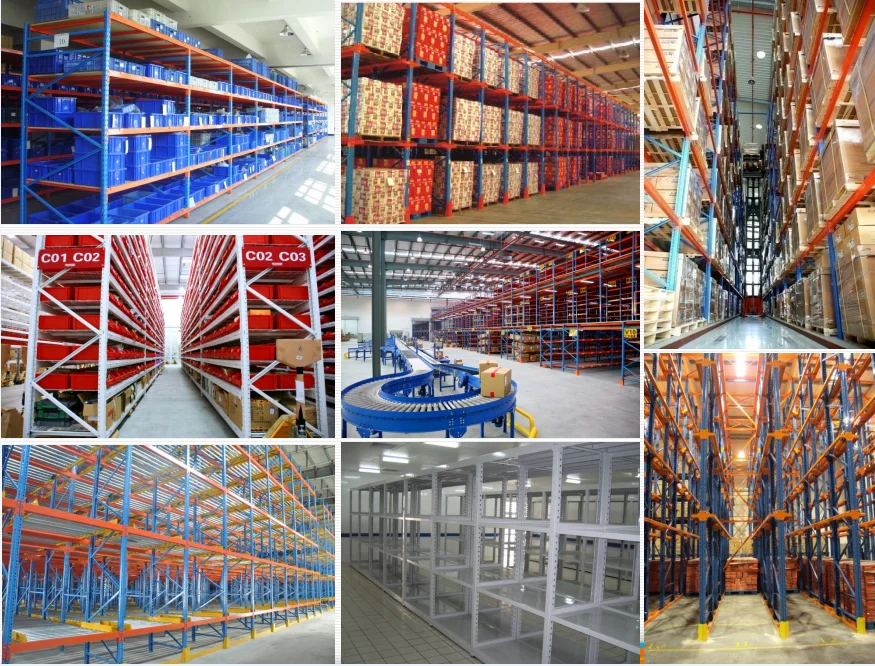 Gravity roller rack,heavy duty warehouse rack