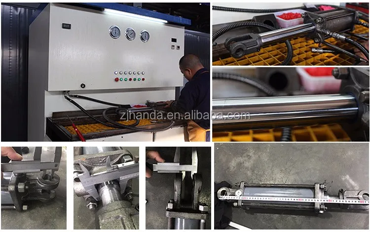 HANLiDA manufacturing single acting 3 stages telescopic hydraulic lift cylinder