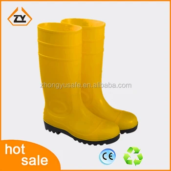 mens yellow wellington boots