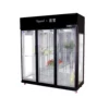 Most popular plug-in LUXURY commercial glass door flower cabinet flower fridge with customized logo