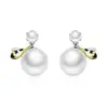 New design fashion cheap Bee design pearl 925 Silver earring