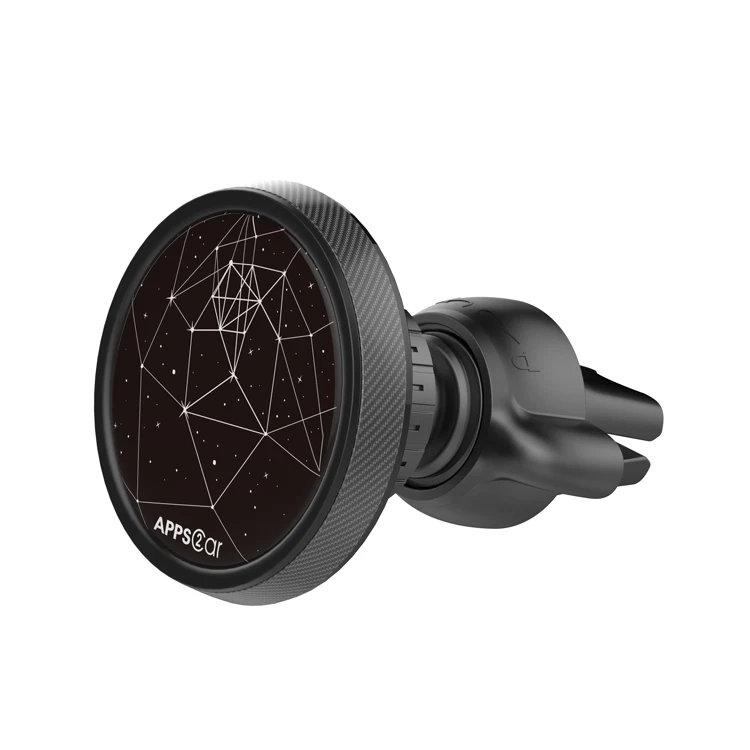 360 Degree Car Phone Holder, Universal Air Vent Car Mobile Phone Holder Magnet, Black
360 Degree Car Phone Holder, Universal Air Vent Car Mobile Phone Holder Magnet, Black