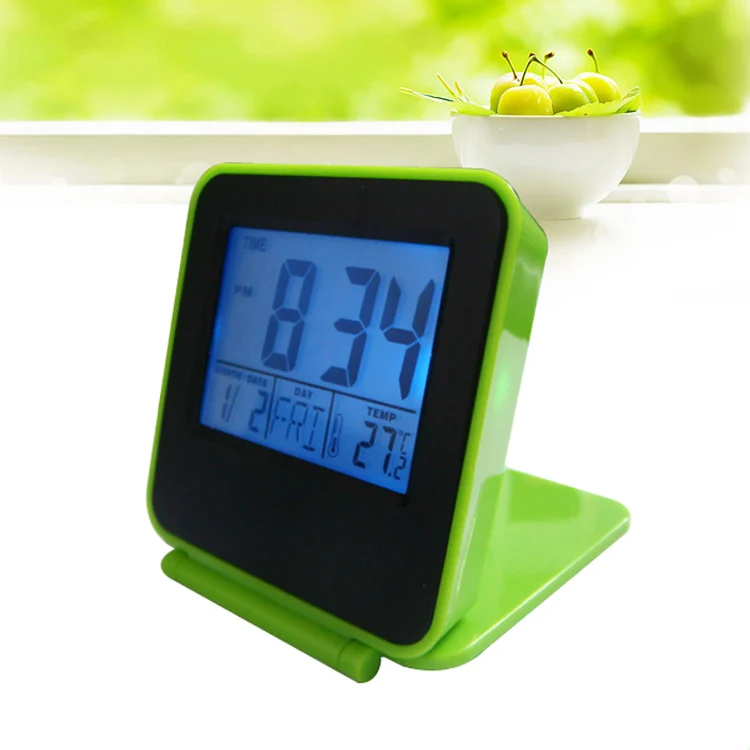 Flip Led digital alarm clock with backlight
