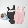 New arrival product angel wings baby knitted romper for winter and autumn wear