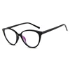 2019 New Optical Frames cat-eye flat mirror retro large frame glasses Optics Glasses