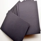 Best quality 400gsm 31*43 inches black cardboard paper for garment tags