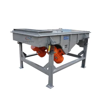 Double deck chemical industry square vibrating screen sieve