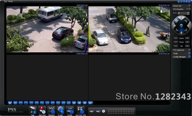 Full HD cctv camera built-in MIC dahua IPC-HDW4233C-A H2.65 mini camera support 1080p IR 50m ip camera