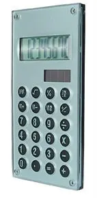 8 digit calculator with magnifiying efect